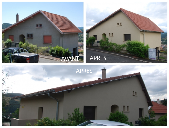 Rénovation suivant procédé ITE